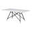 Tirell 5 - Piece Rectangular Dining Table Set in White and Gray