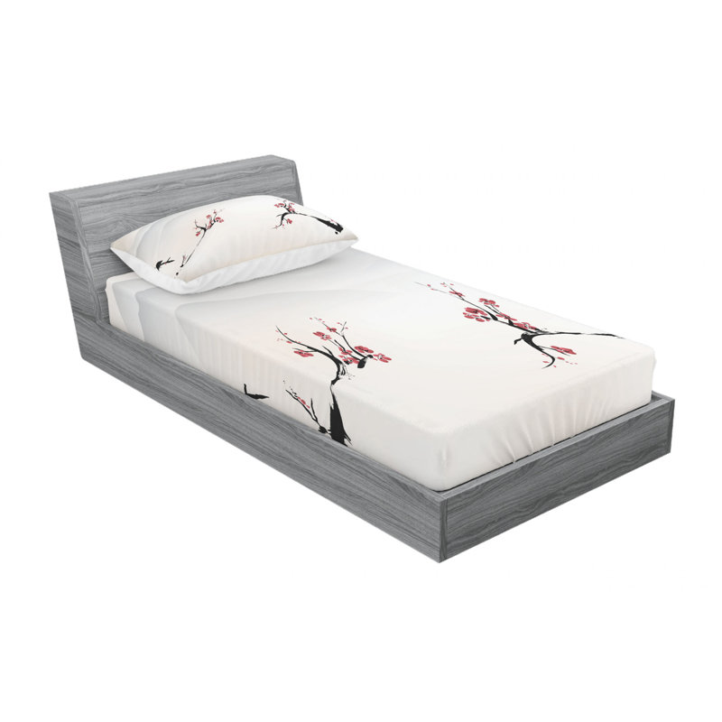 Microfiber Sheet Set, Twin XL Sheet Set with Fitted Sheet