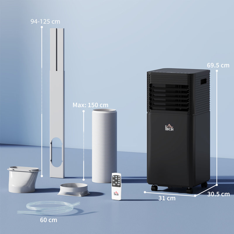 8000 BTU Portable Air Conditioner with Remote