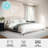 Martha Stewart Amelia Upholstered Platform Bed With Curved Headboard-97967493-97967491