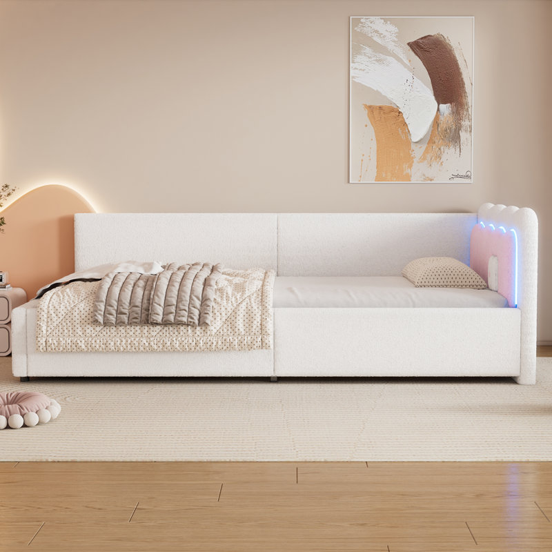Bed, Beige