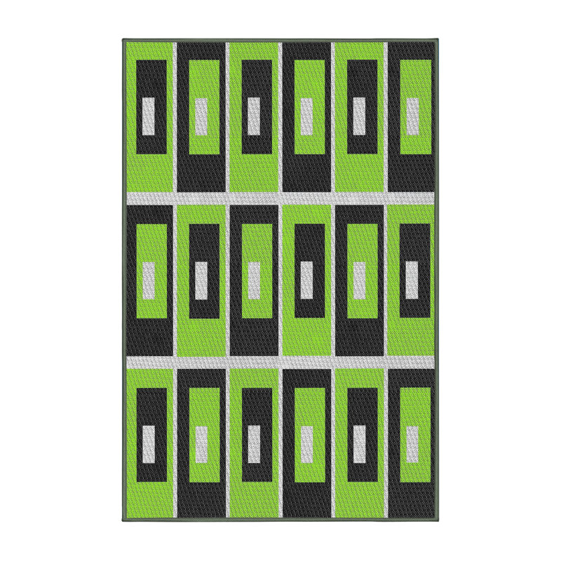 Tapis de zone verte à motif, Rectangle 3 pi x 5 pi