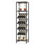 16 Bottle Open Shelving Wine Bottle Rack