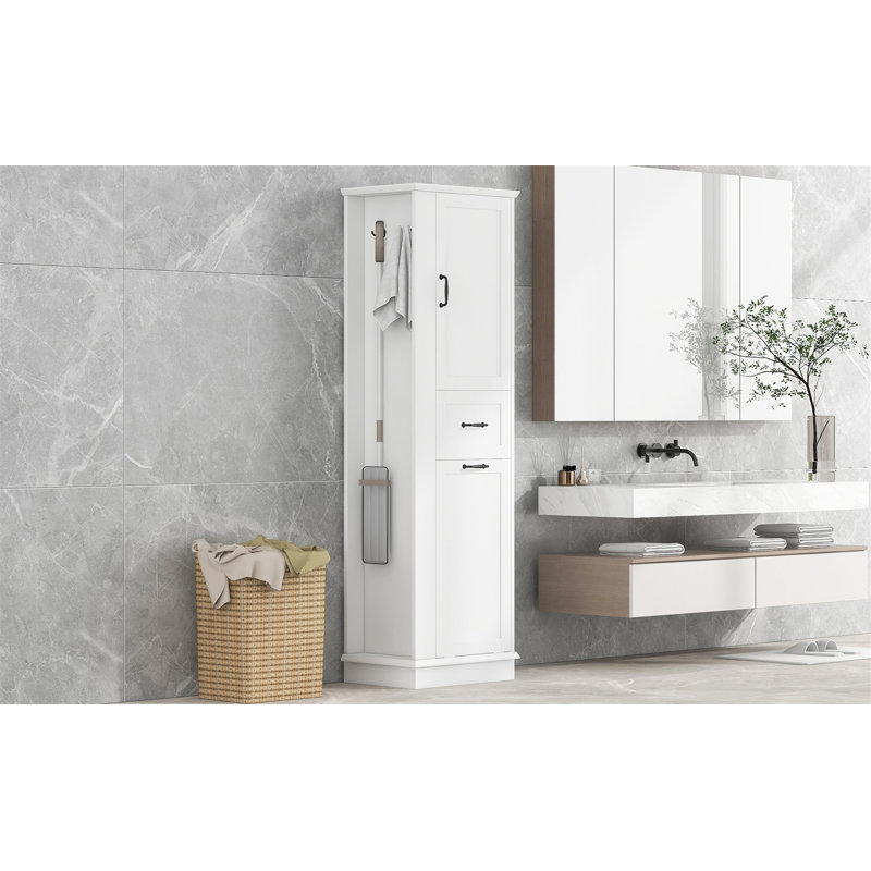 Grande armoire de rangement moderne, Blanc