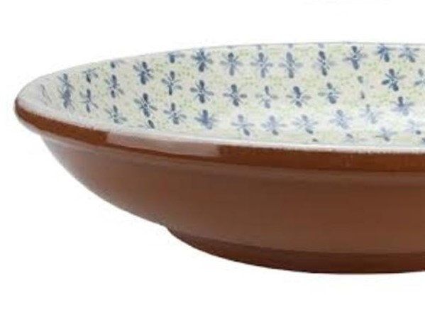Bol rond en terre cuite 12,25 po French Country