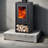 Vertical thickened cast iron heating fireplace