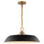 Eddy 1-Light Dimmable Steel Dome Pendant-662161161-662161163