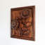 Handmade Farmhouse Plants & Flowers Wall Decor on Solid Wood