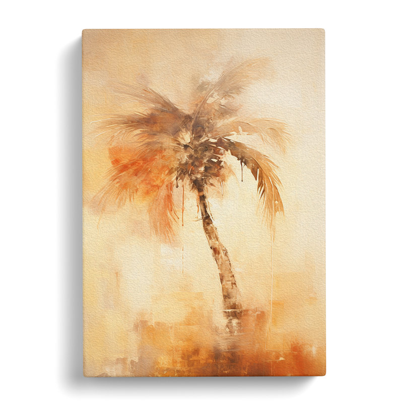 Palm Tree Gestural No.3 - Print, 50cm H x 35cm W x 3cm D