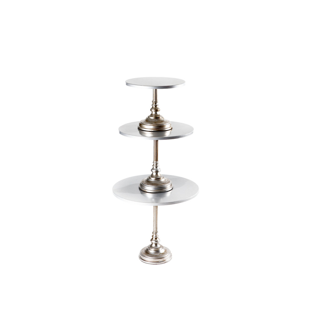 Sandee Simple 3 Piece Cake Stand Set Charlton Home® 