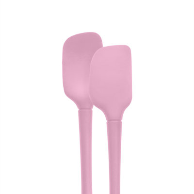Ensemble de 2 petites spatules et cuillères en silicone Tovolo Flex-Core, sorbet rose