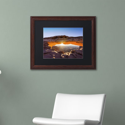 « lighted cadre », reproduction de photo encadrée sur toile