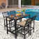 5 - Piece Rectangular Outdoor Dining Set With Cushions