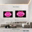 Shuttleworth Neon Lips Pink On Black-108068750
