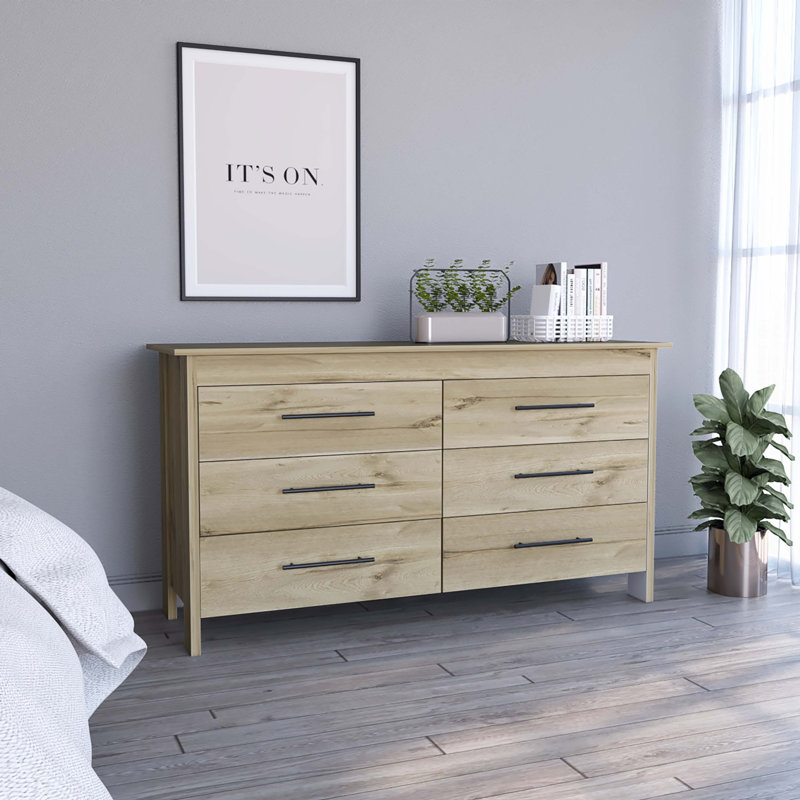 Commode double 6 tiroirs