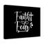 Faith And Fear Cross - Wrapped Canvas Print-667000633