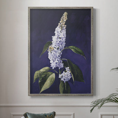 Reproduction encadrée FLORAL Series CCXVIII - bois massif