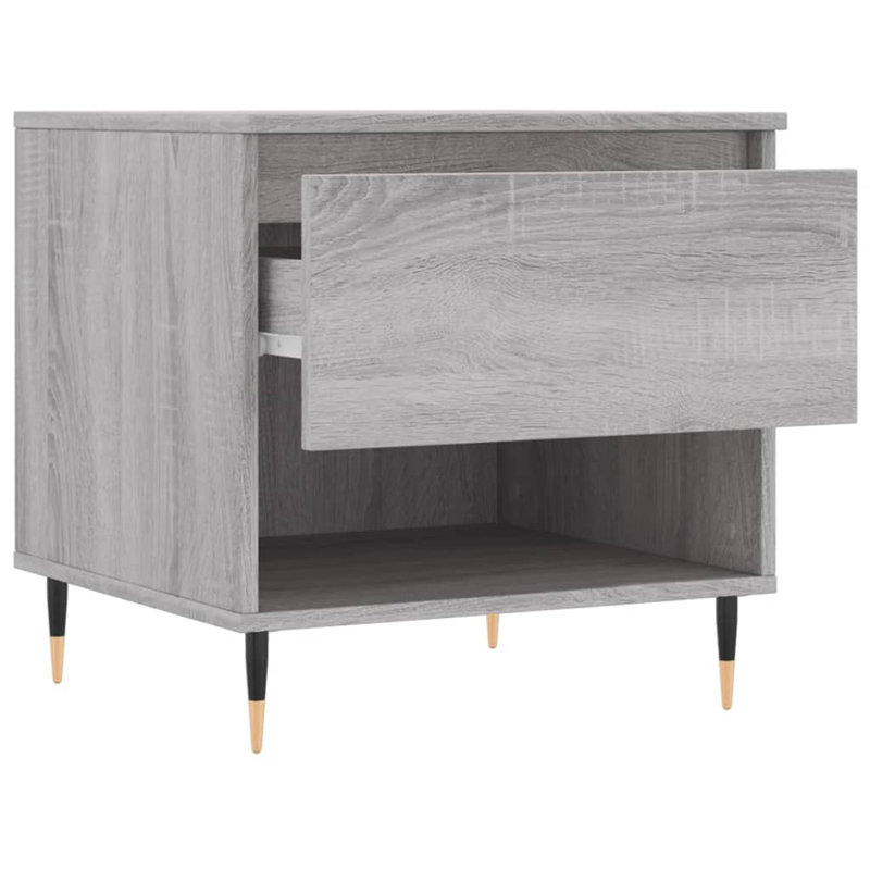 Coffee Table with Storage, Grey Sonoma