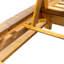 Chaise longue d'extérieur à dossier réglable en bois d'acacia-533018300