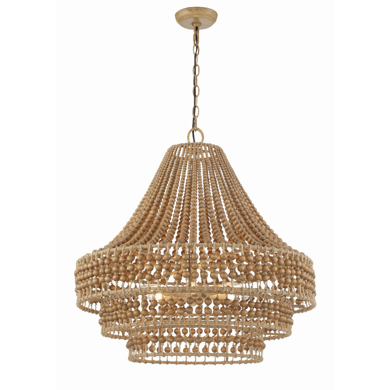 Ana Wrought Iron 6-Light Chandelier