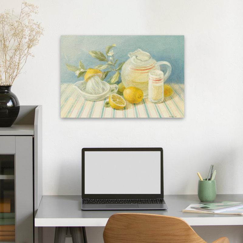 Boisson et art de la limonade bleue faite à la main, H 16 po x l 24 po