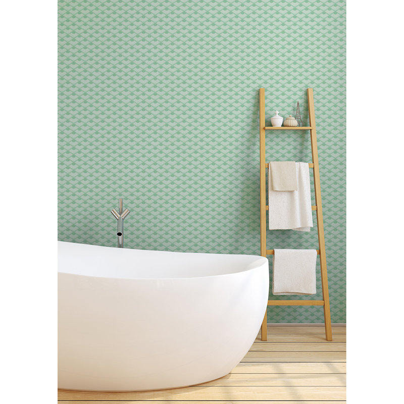 Don't Be Koi - Wallpaper by Julianne Taylor Style, Whale, Faux Grasscloth