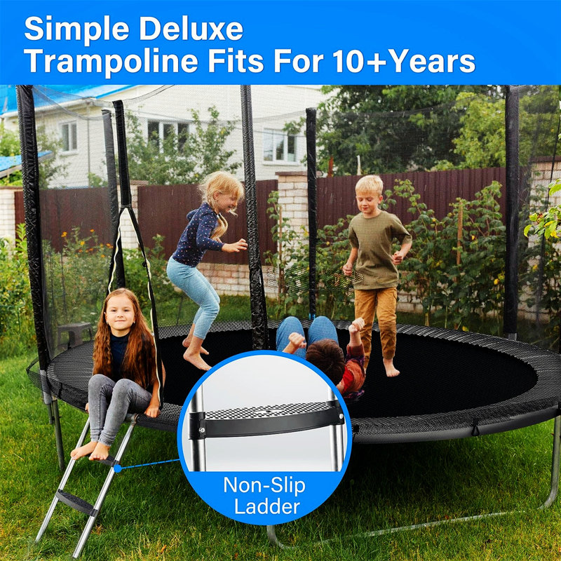 Creationstry Round Backyard Trampoline