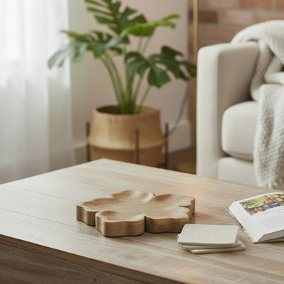 Haight Mango Wood Flower Tray