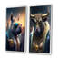 «Rhino Gangster In NYC», 2 pièces sur toile-530365626-530365633