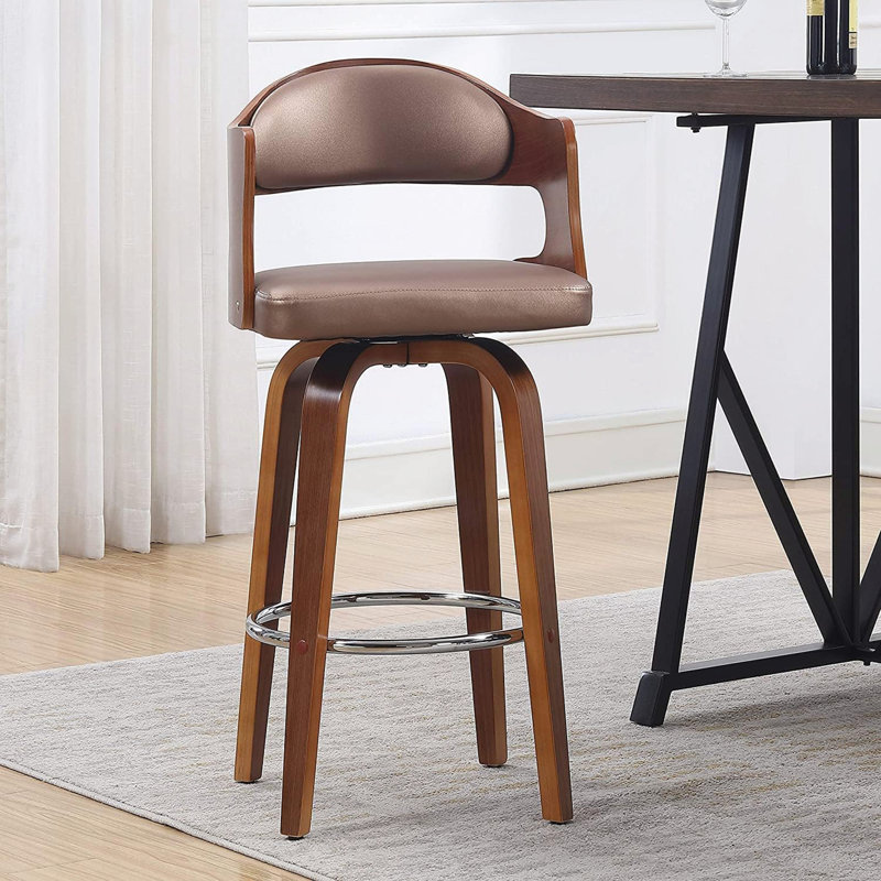 Tabouret de bar pivotant Mid-Century