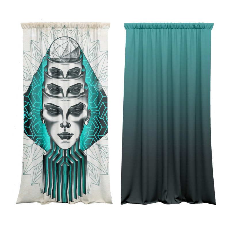 Velvet Blackout Curtain Panel Pair, 148 W x 250 D cm