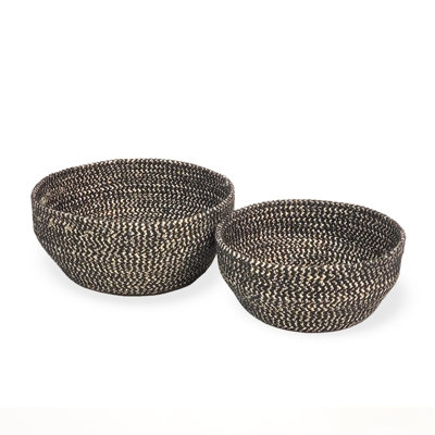 Ensemble de 2 paniers en jute Seagrass