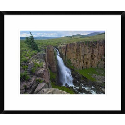 North Clear Creek Waterfall Cascading Down Cliff, Colorado by Tim Fitzharris - Picture Frame Photograph Print on Paper -  Global Gallery, DPF-396493-1216-266