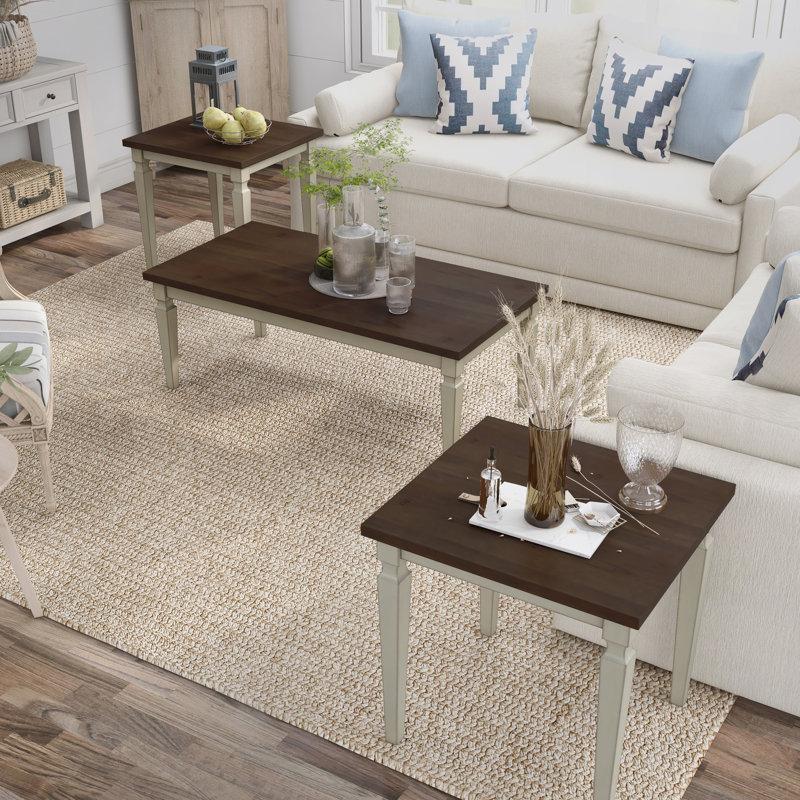 Vosgan Coffee Table, Antique White