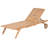 Wooler 195cm Long Reclining Acacia Single Chaise