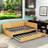 Linen Upholstered Daybed with Trundle-1873308358-1873308377