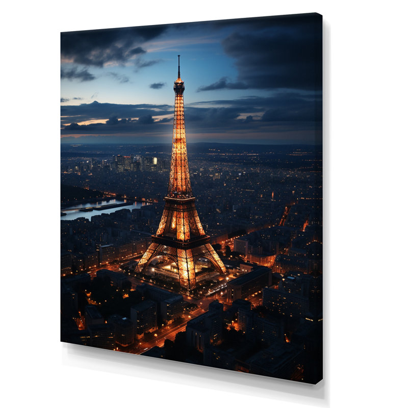 " Paris Montparnasse Views ", 30" W x 40" H, Wrapped Canvas