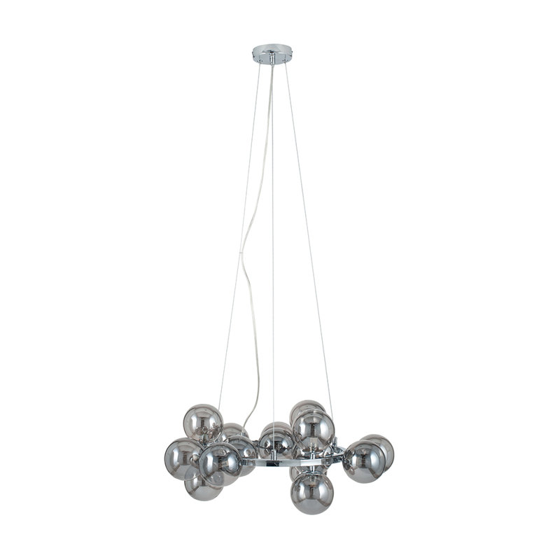 Ailis 15 - Light Geometric Pendant, Chrome