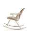 Chaise berçante d'intérieur en rotin