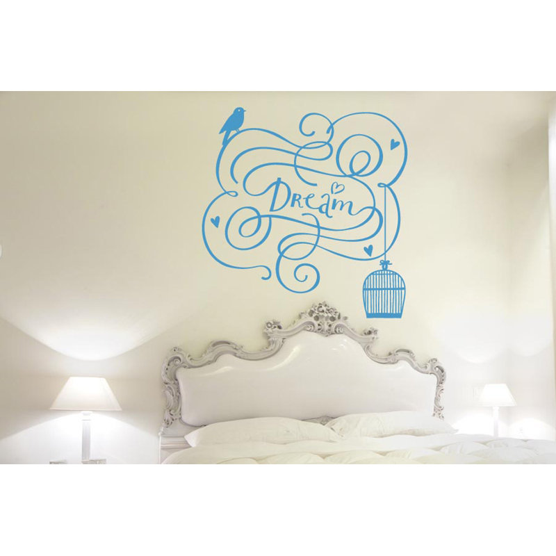 Abstract Wall Decal, Blue