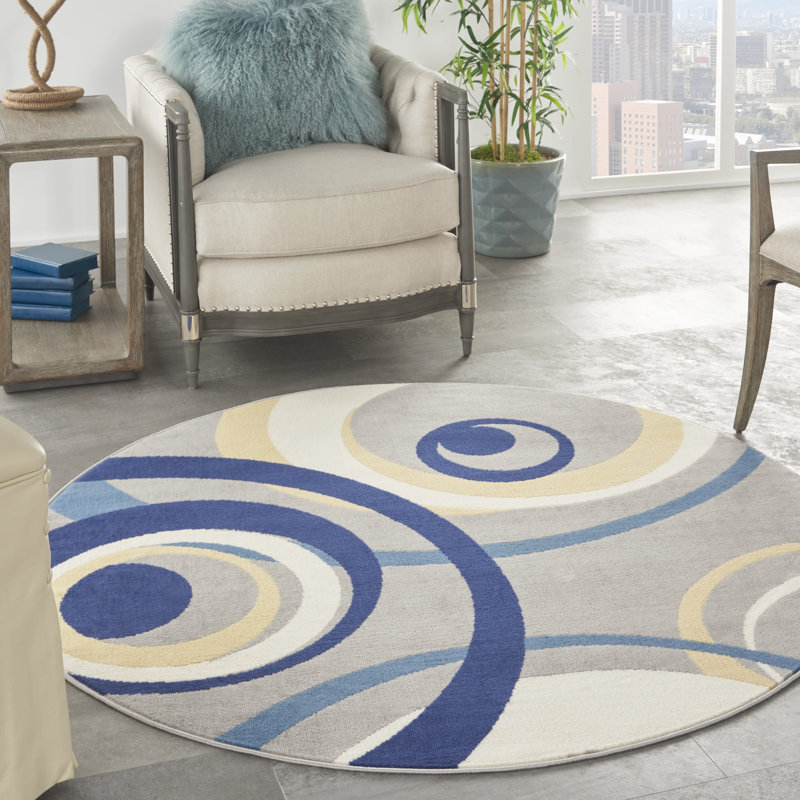 Zakirah Indoor Rug, Round 5'3"