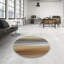 Tapis brun/gris à motifs-2134251972