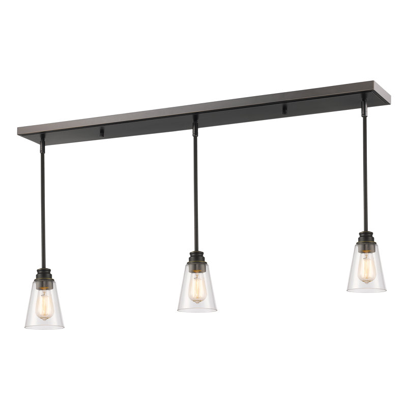 Jantz 3 - Light Kitchen Island Pendant, Olde Bronze