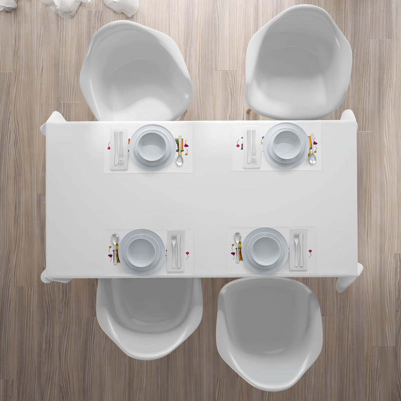 Polyester Abstract Rectangle Placemat