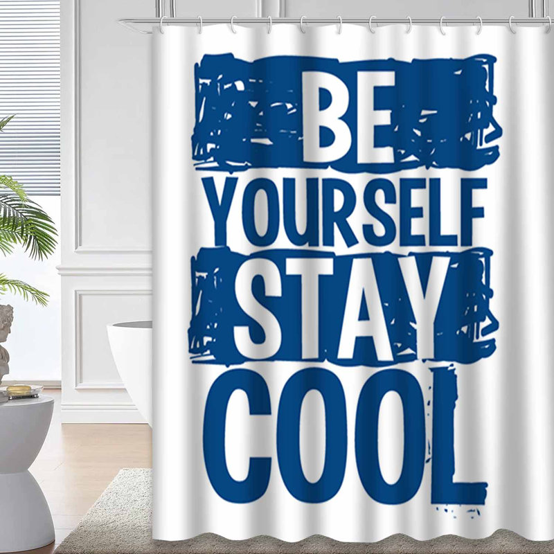 Rideau de douche imperméable GraffitiCool Summer, L 72 po x l 72 po