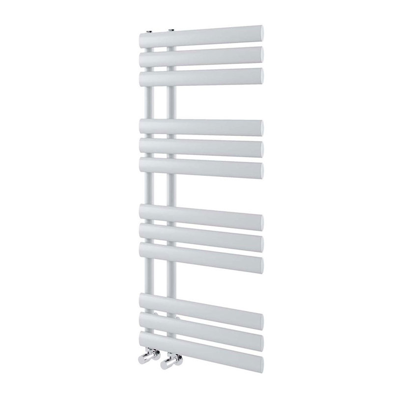 Flat Panel Towel Rail Heated Towel Rails, White, 175cm H x 50cm W x 56cm D