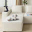 118" U-Shaped Cloud Sectional Sofa Plush Corduroy 5-Seater Compression Sofa with 2 Footrests, No Assembly Required-1616717149