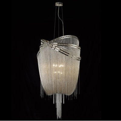 Lustre géométrique 9 lumières unique Jorge
