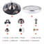 Ventilateur de plafond 42 po avec Bluetooth et télécommande