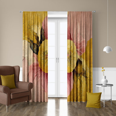 Semi Sheer Curtain Pair